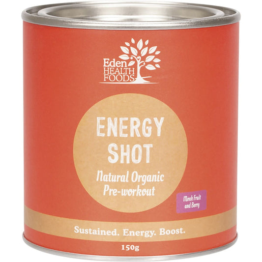 EDEN HEALTHFOODS Energy Shot Pre-Workout 150g
