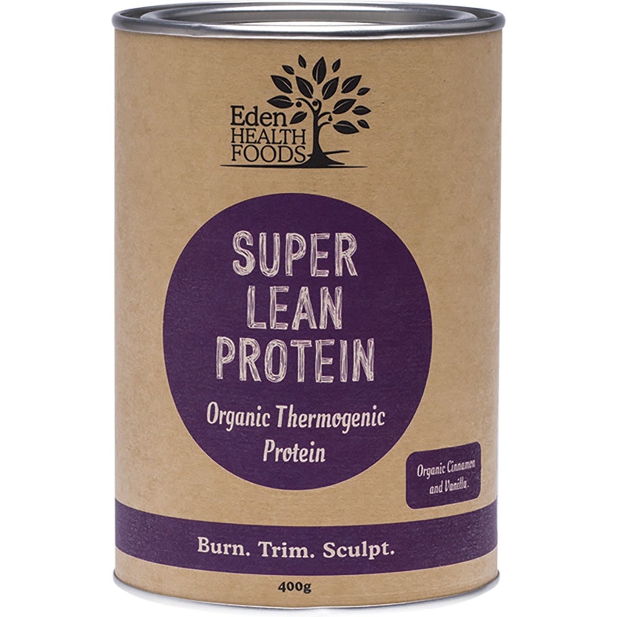 EDEN HEALTHFOODS Super Lean Protein Cinnamon & Vanilla 400g