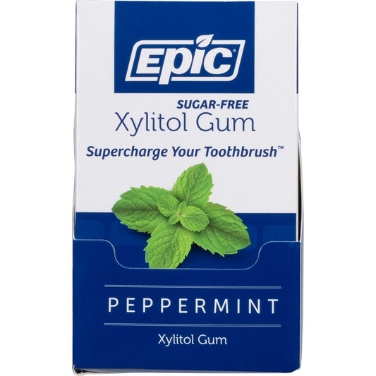 EPIC Xylitol Chewing Gum Peppermint 12pcs 12PK