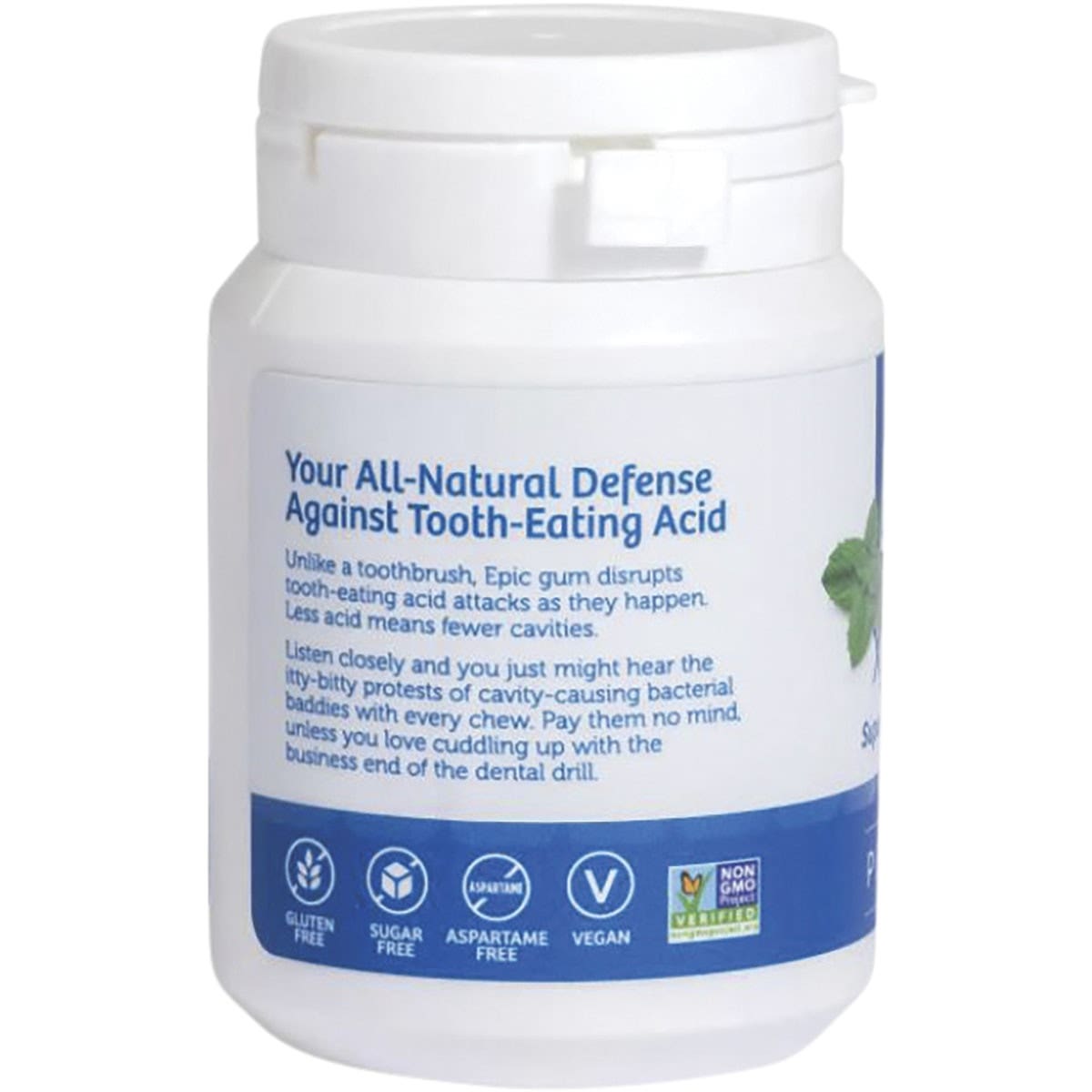 EPIC Xylitol Chewing Gum Peppermint 50
