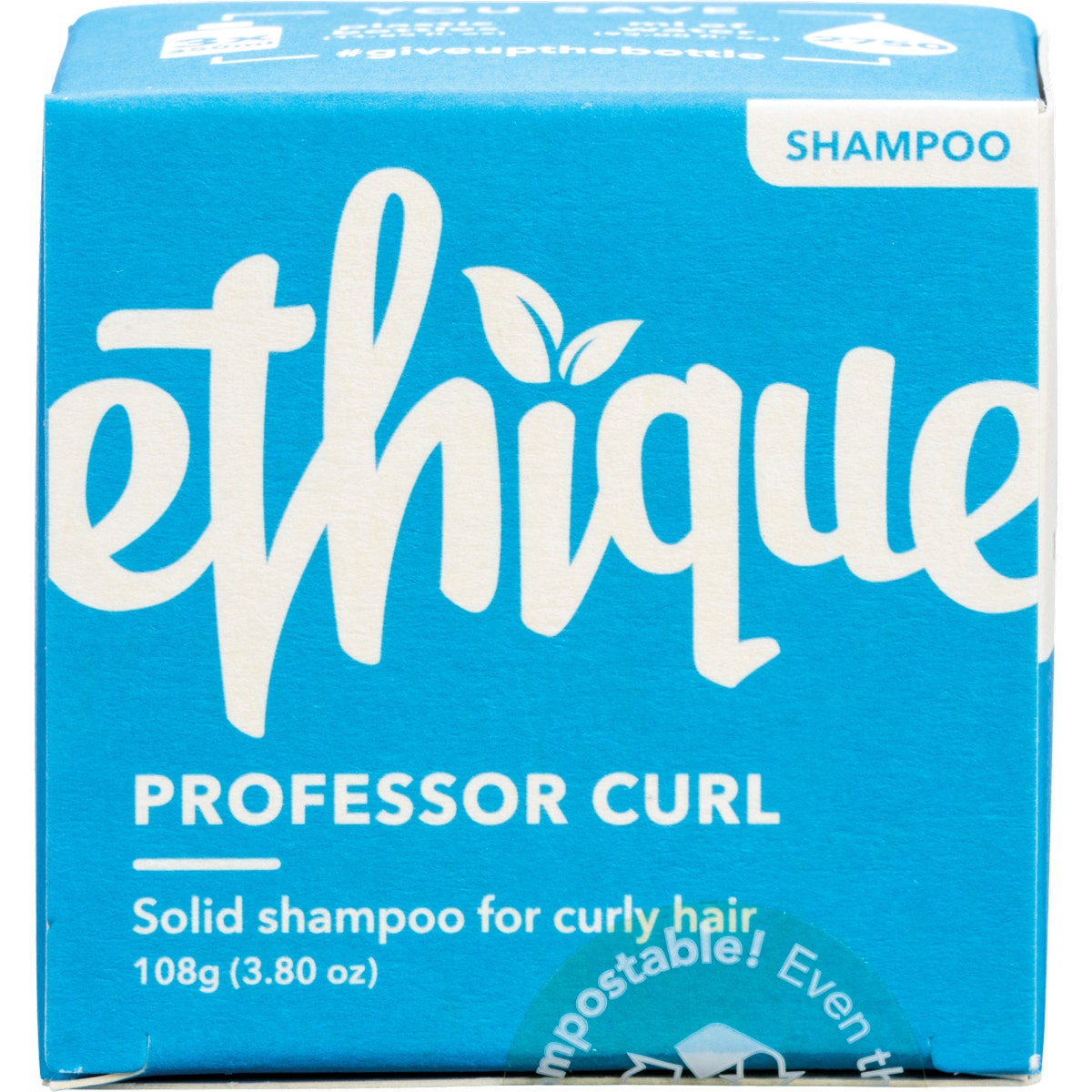 ETHIQUE Solid Shampoo Bar Professor Curl - Curly Hair 108g