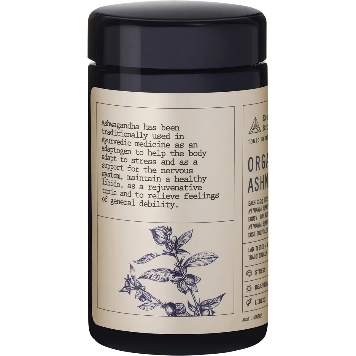 EVOLUTION BOTANICALS Ashwagandha Tonic Herbs 100g