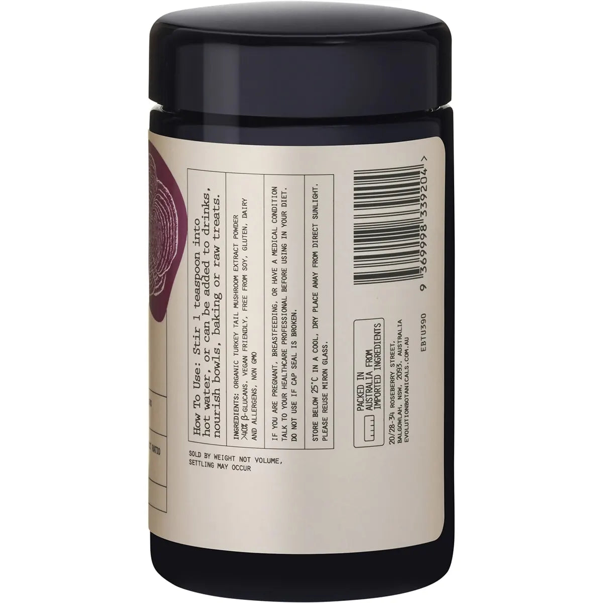 EVOLUTION BOTANICALS Organic Turkey Tail Energy Force 90g