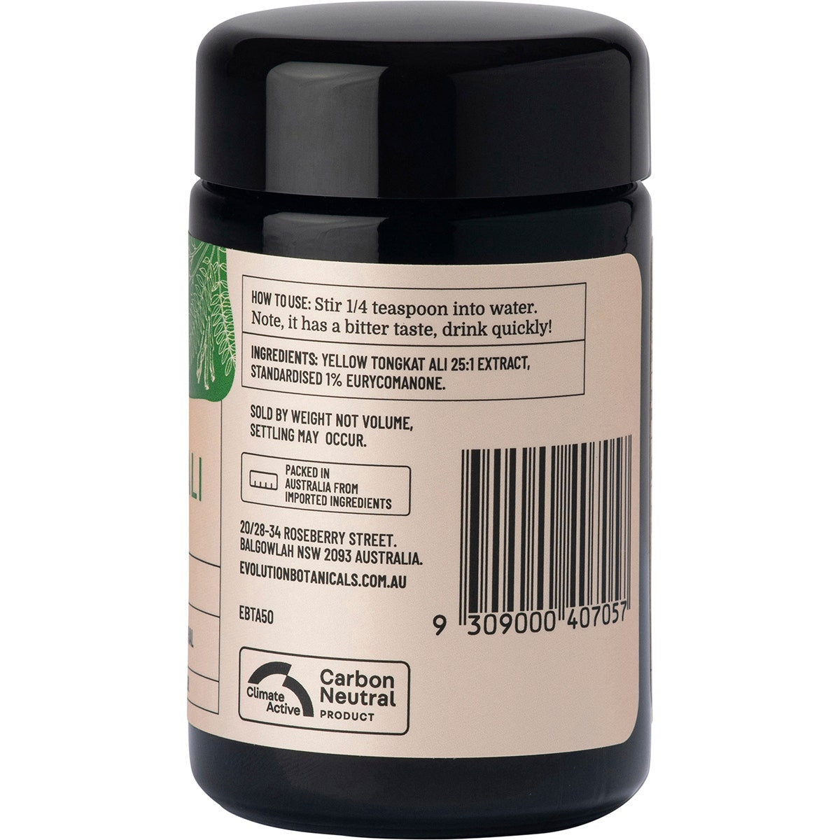 EVOLUTION BOTANICALS Tongkat Ali Longjack Plant 50g