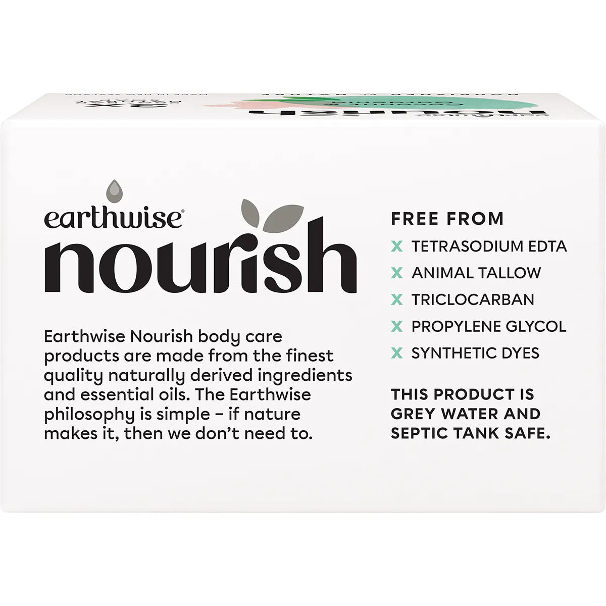 EARTHWISE NOURISH Natural Soap Bar Coconut & Gardenia 3x90g