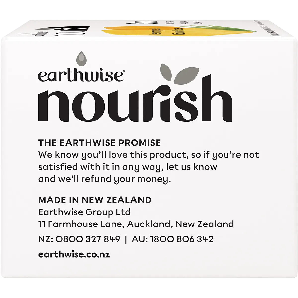 EARTHWISE NOURISH Natural Soap Bar Lemongrass & Manuka Honey 3x90g