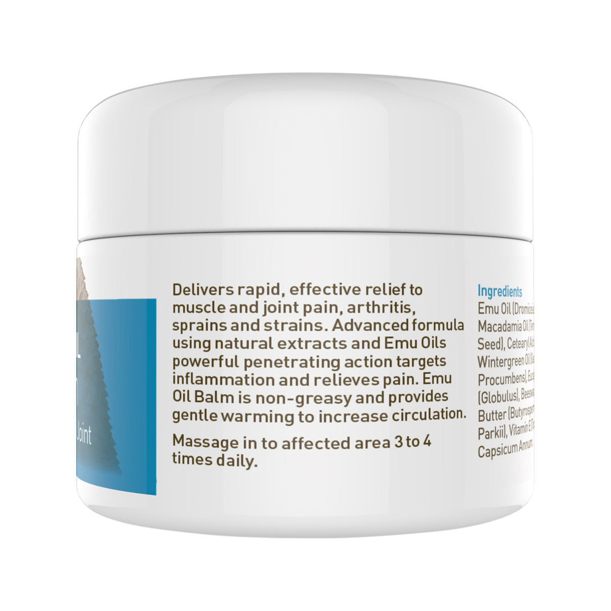 Emu Tracks Emu Oil Muscle & Joint Balm 50g