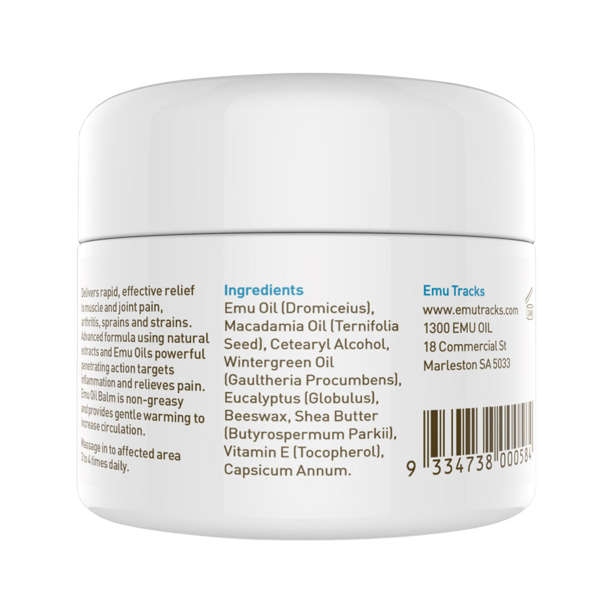 Emu Tracks Emu Oil Muscle & Joint Balm 95g