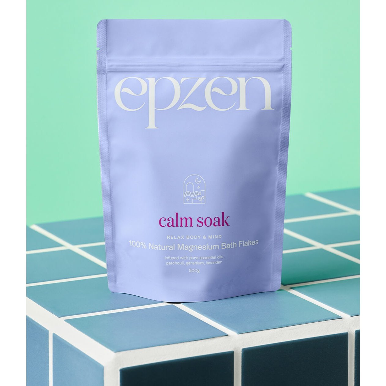 Epzen Magnesium Bath Flakes Calm Soak 500g