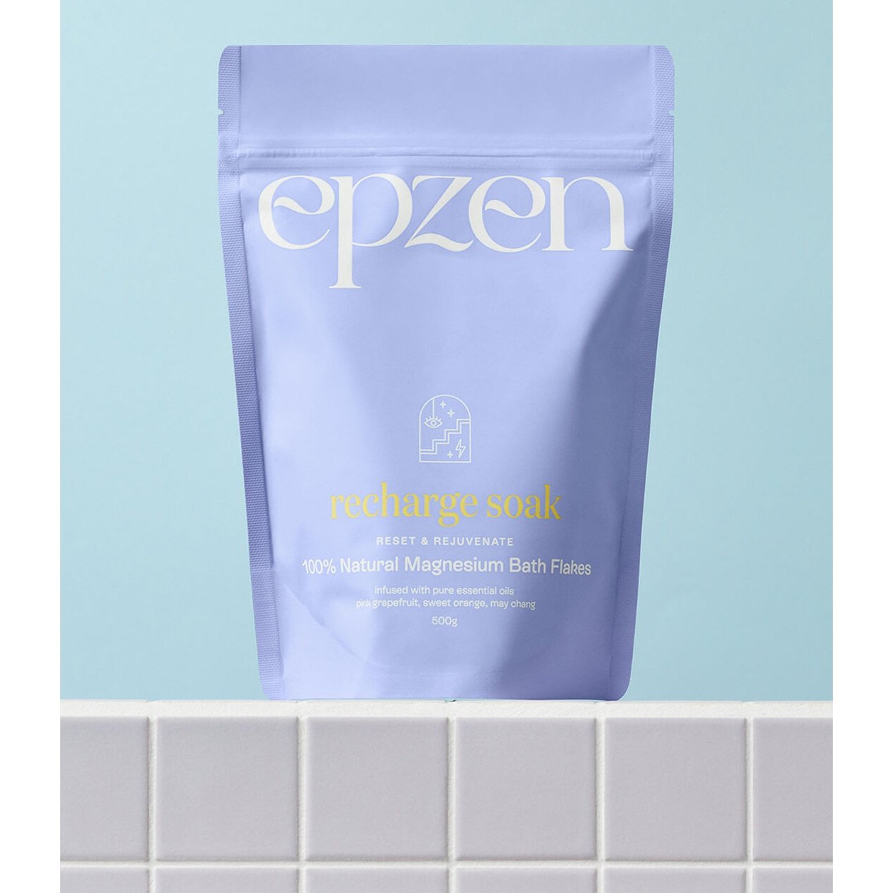 Epzen Magnesium Bath Flakes Recharge Soak 500g