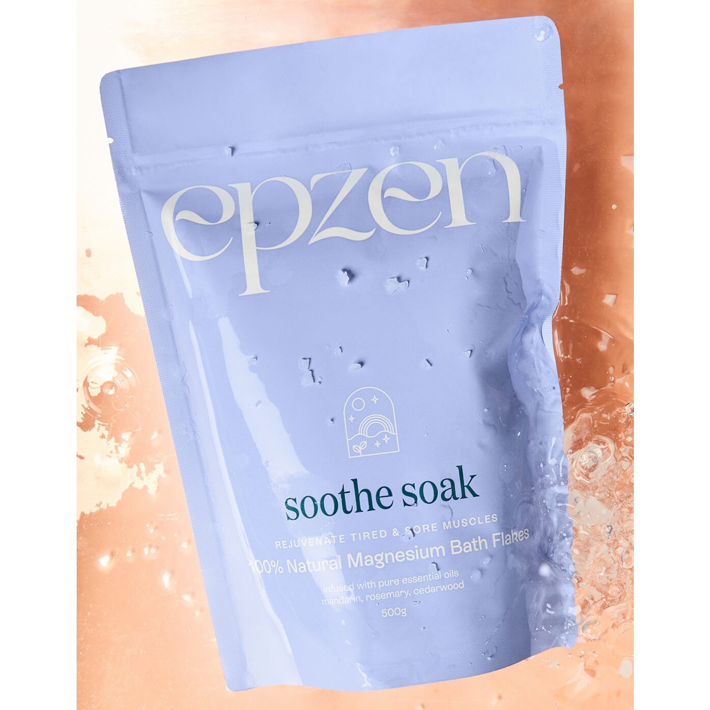Epzen Magnesium Bath Flakes Soothe Soak 500g