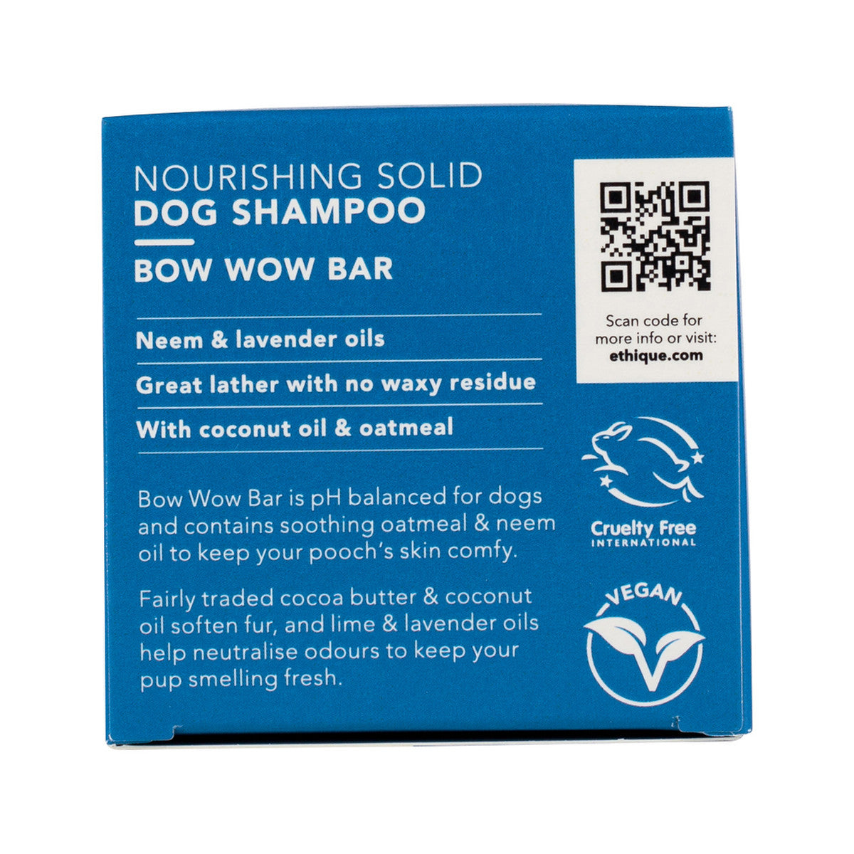 ETHIQUE Dogs Solid Shampoo Bow Wow Bar 110g
