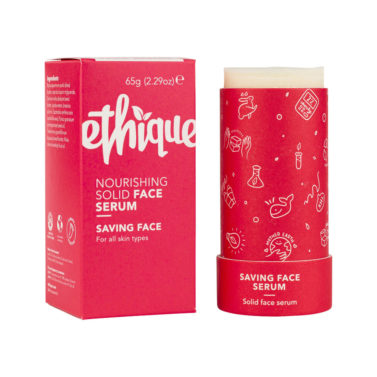 Ethique Face Serum Nourishing Solid Saving Face (For All Skin Types) 65g