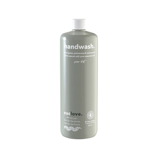 Euclove Hand Wash Lemongrass, Palmarosa & Cedarwood 1L