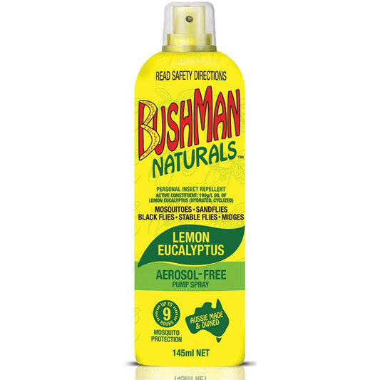 Bushman Naturals Lemon Eucalyptus Pump Spray 145ml