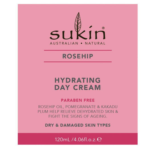 Sukin Rosehip Hydrating Day Cream 120ml