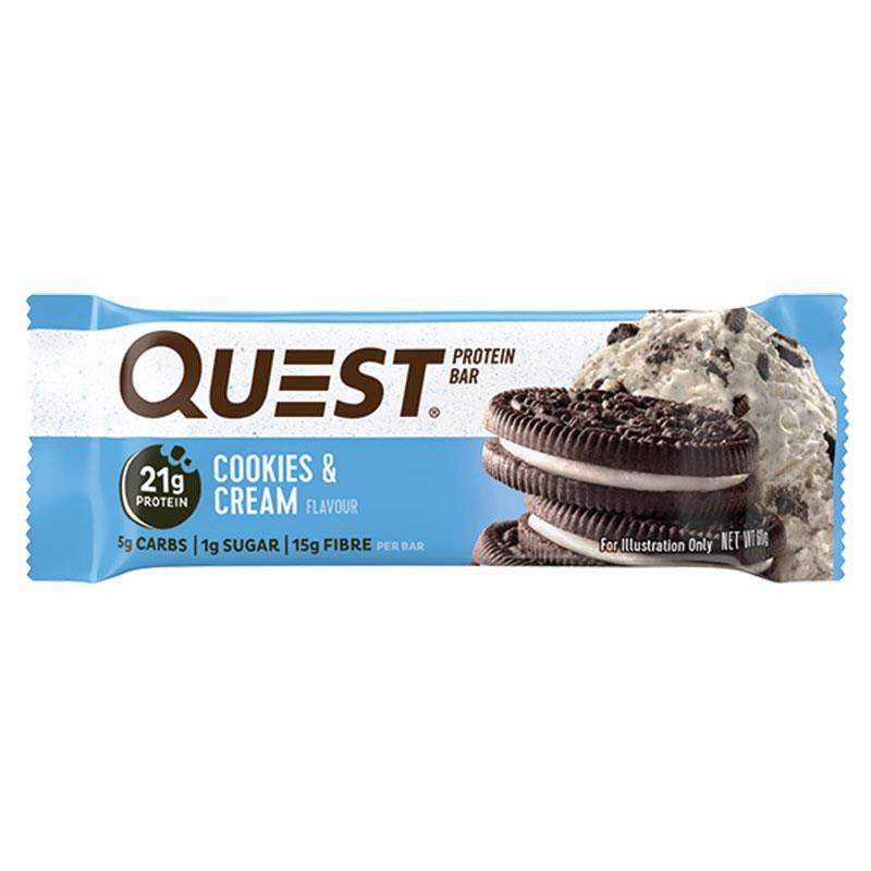 Quest Protein Bar Cookies and Cream 60g 12PK