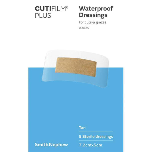 Cutifilm Plus Tan - 7. 2cm X 5cm  5 Pack