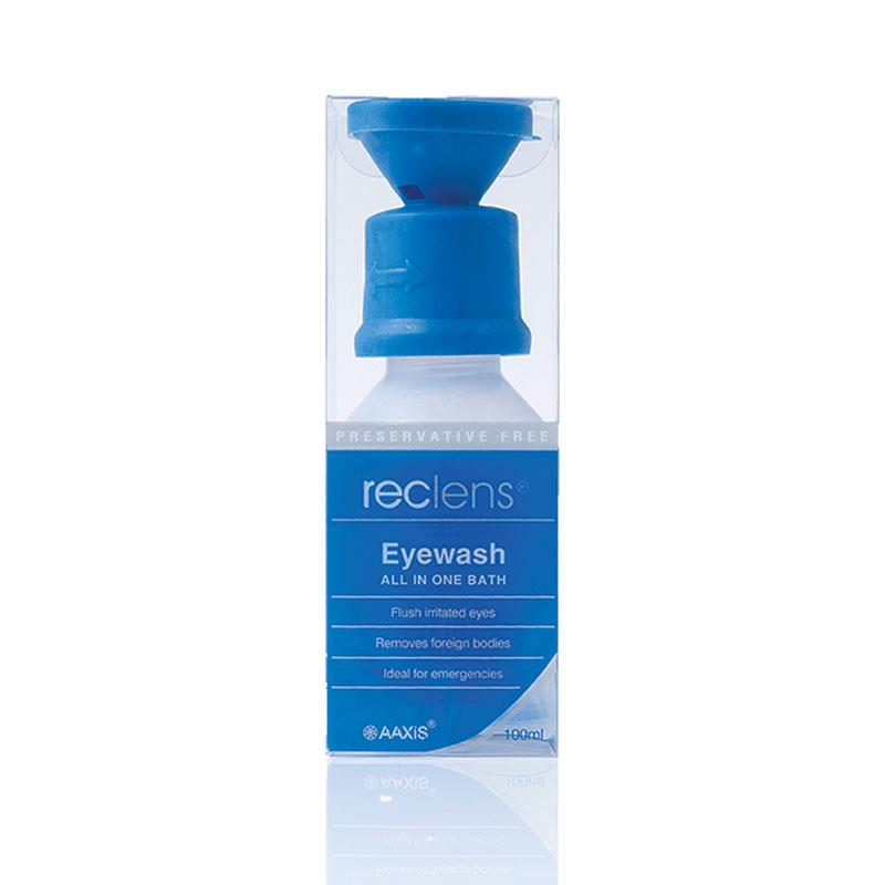 Reclens Eyewash with Eye Cup 100ml