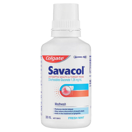 Colgate Savacol Mouthrinse Freshmint 300ml