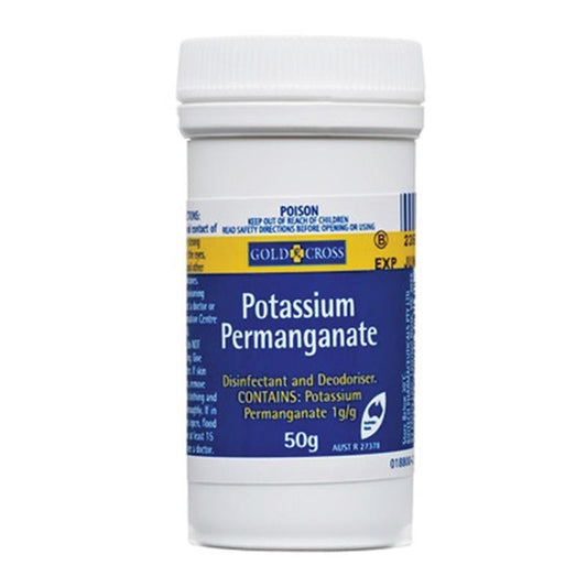 Gold Cross Potassium Permanganate 50g