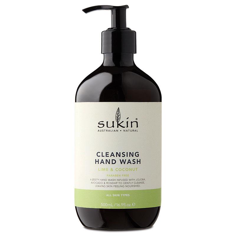 Sukin Cleansing Hand Wash Lime & Coconut 500ml