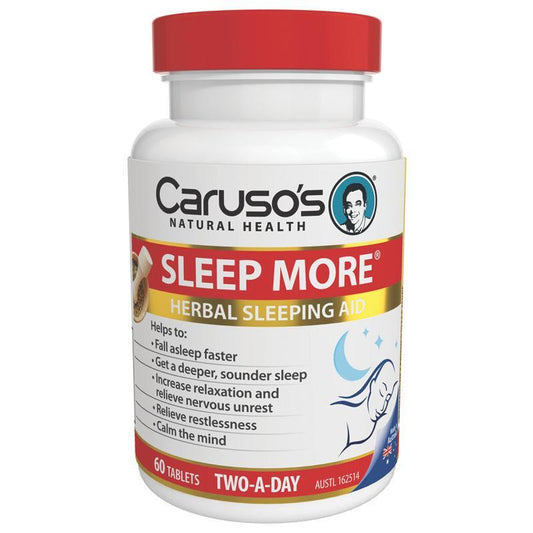 Caruso's Natural Health Sleep More 60 Tablets