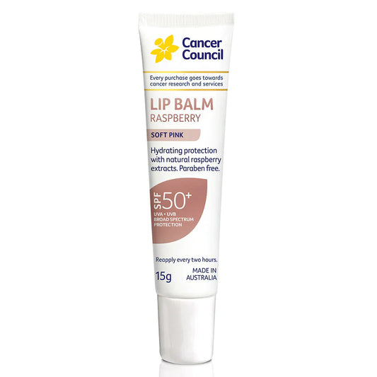 Cancer Council SPF 50+ Raspberry Lip Balm