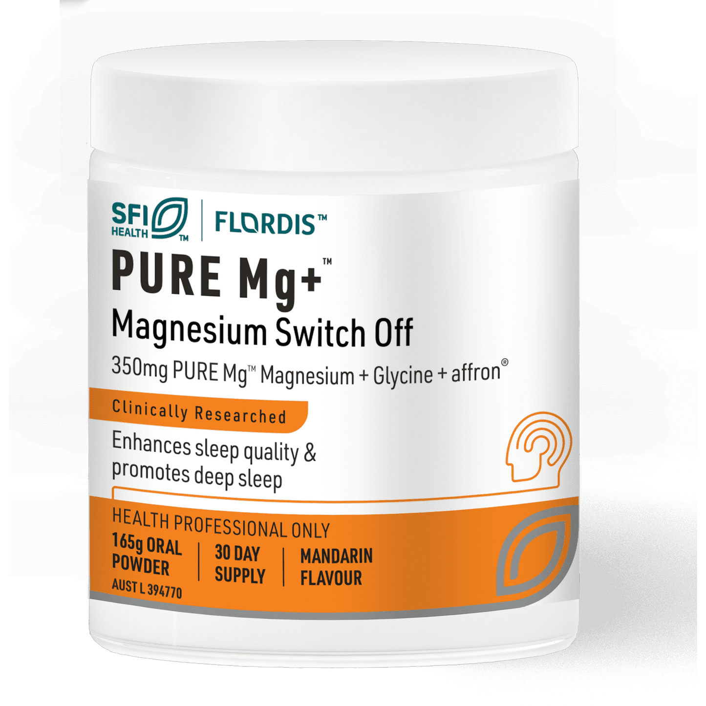 Flordis PURE Mg+ Magnesium Switch Off 165g
