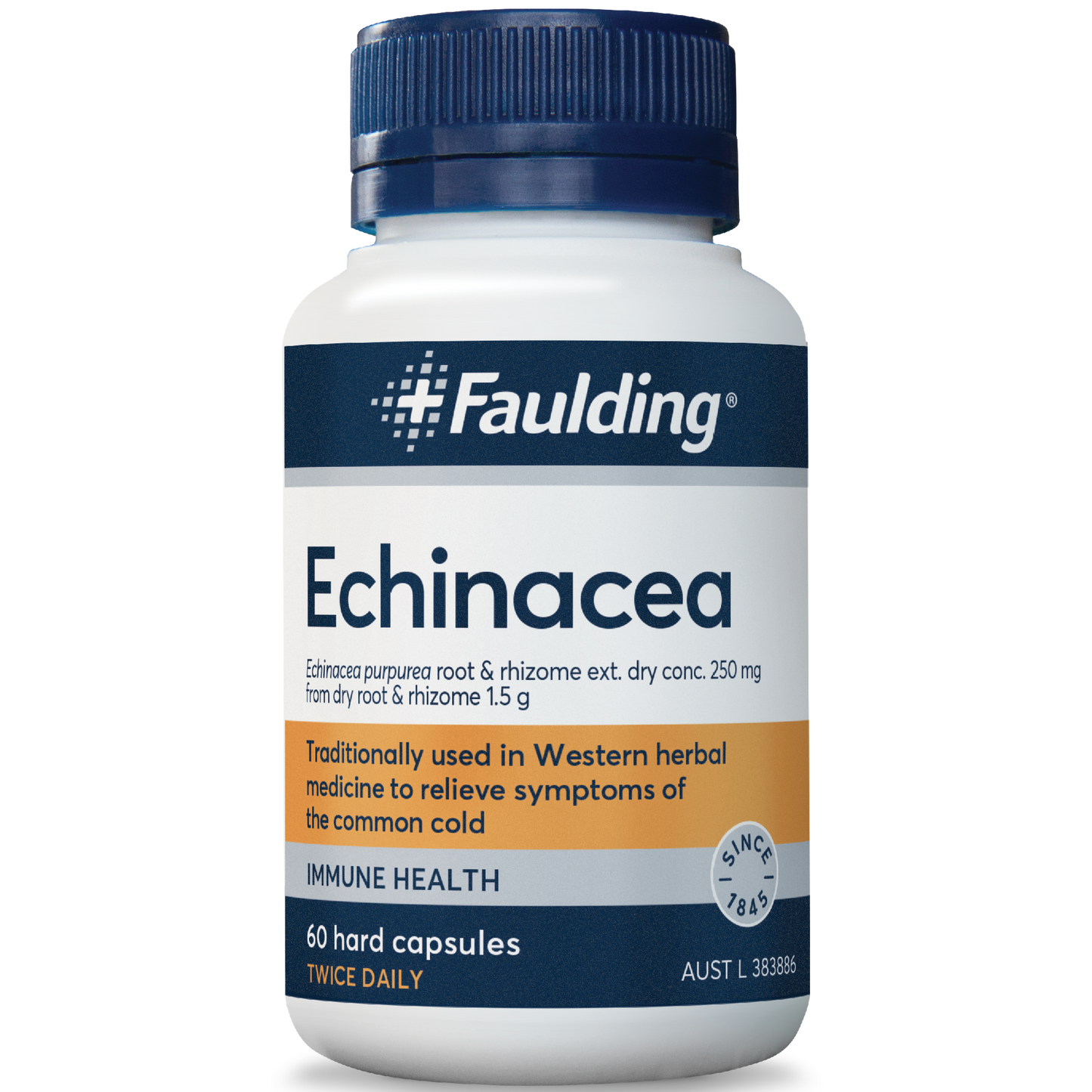 Faulding Hi Strength Echinacea 10,000mg 60 Capsules