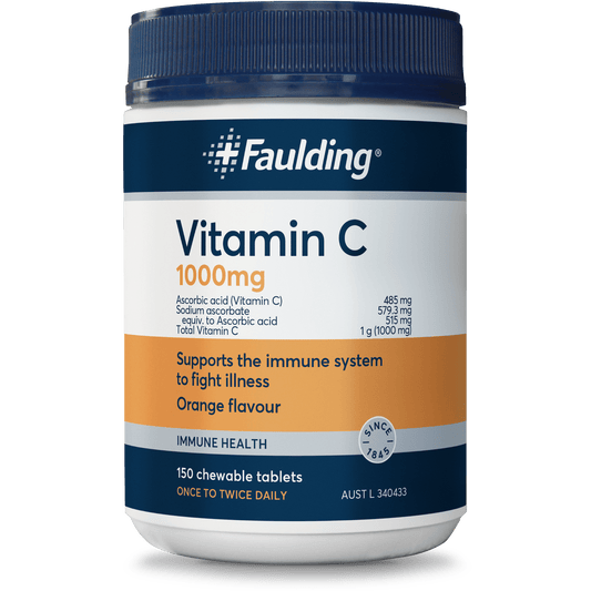 Faulding Remedies Vitamin C 1000mg Chewable 150 Tabs