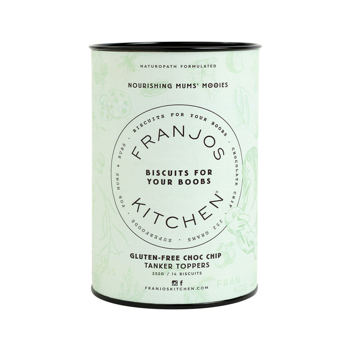 Franjo's Kitchen Lactation Biscuits ChocChip GF 250g