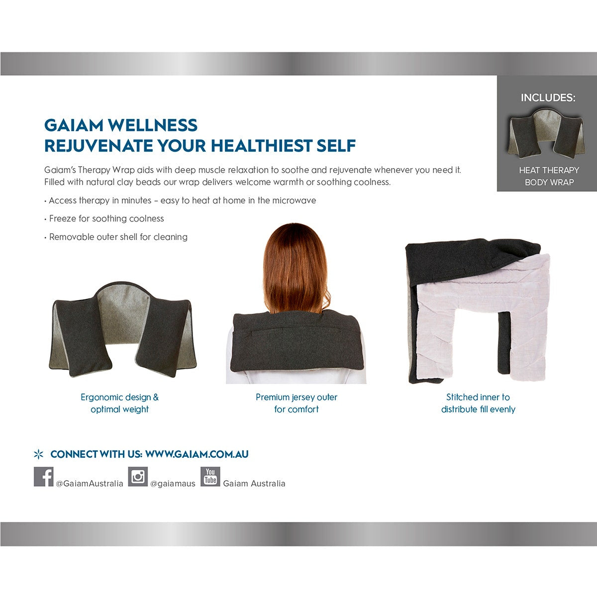 GAIAM Revive and Renew Hot & Cold Therapy Wrap 1