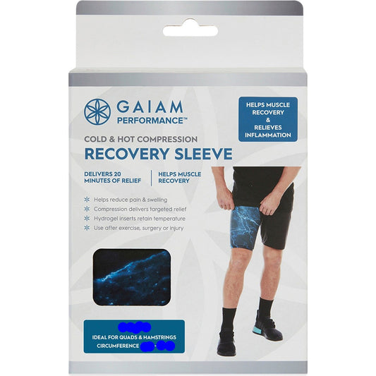 Gaiam Cold & Hot Compression Recovery Sleeve Medium