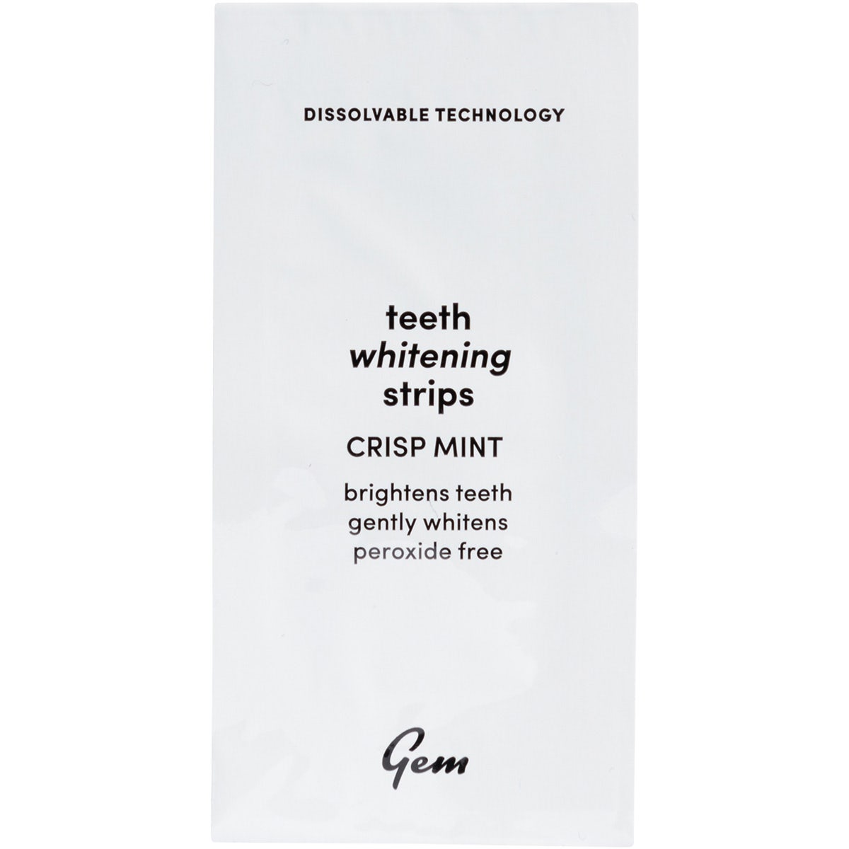 GEM Whitening Strips Crisp Mint 28pcs