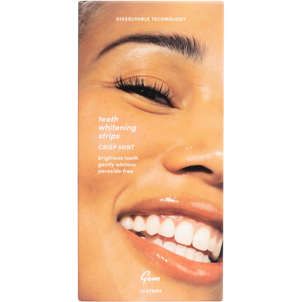 GEM Whitening Strips Crisp Mint 28pcs