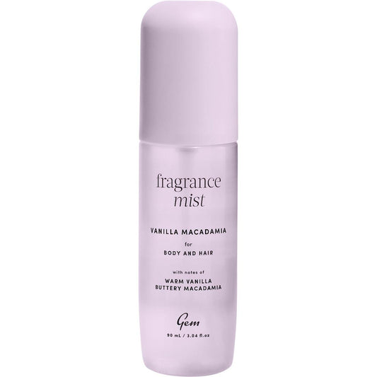 Gem Fragrance Mist For Body & Hair Vanilla Macadamia 90ml