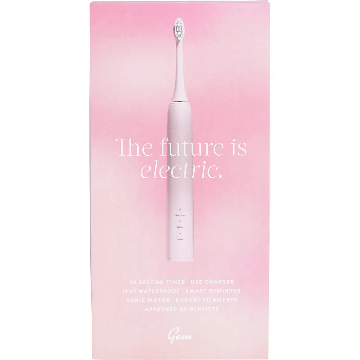 GEM Electric Toothbrush Coconut 1