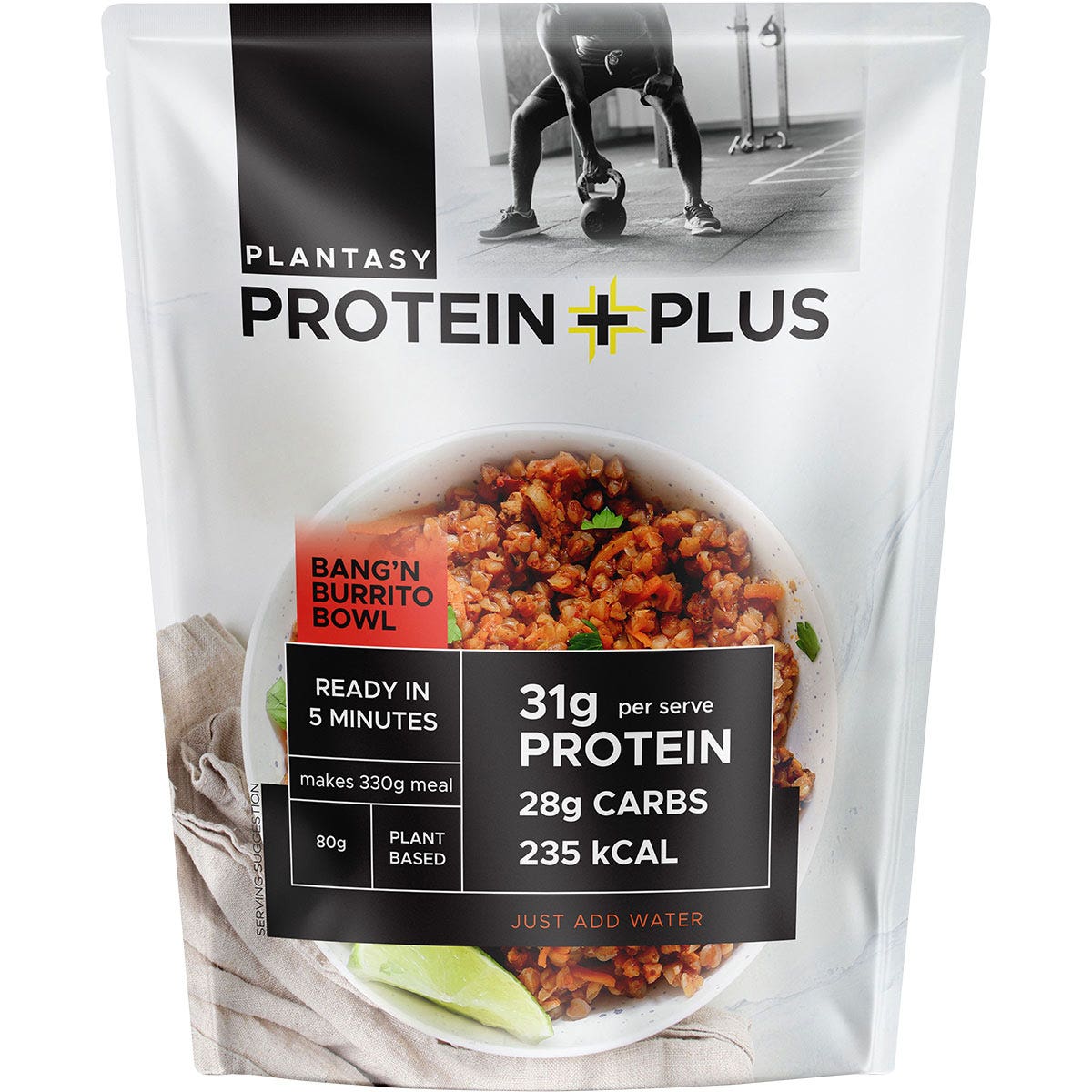 PLANTASY FOODS Protein Plus Bowl Bang'n Burrito Bowl 80g