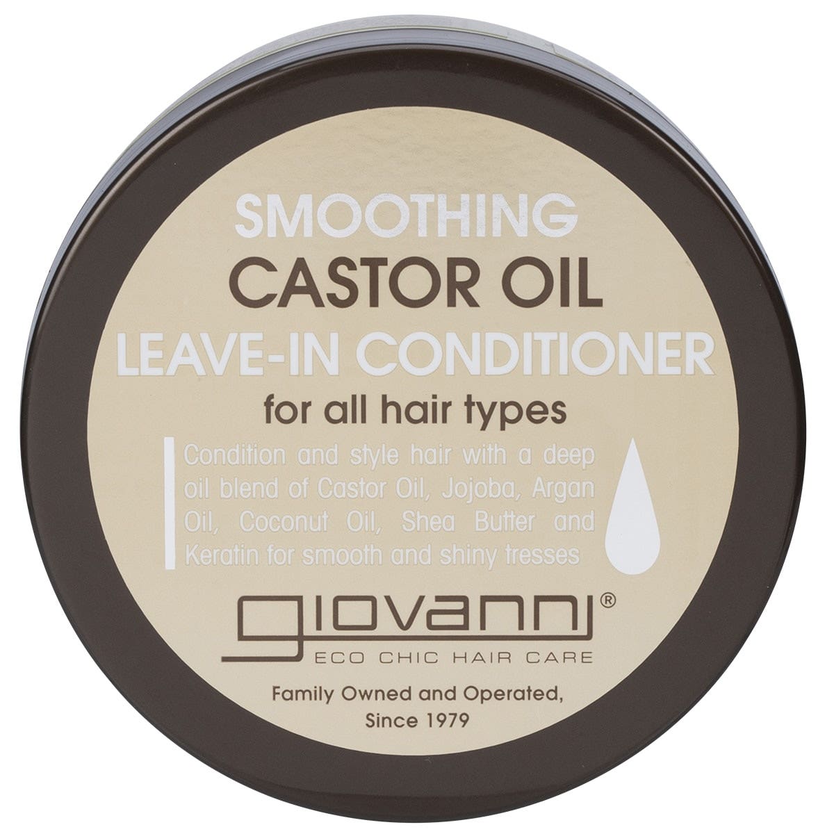 GIOVANNI Leave-in Conditioner Castor Oil (All Hair) 340ml