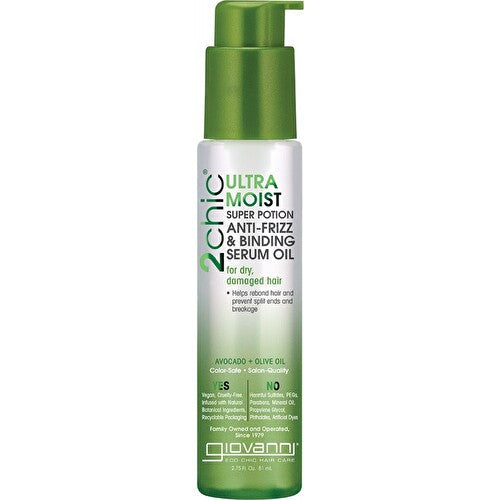GIOVANNI Anti-Frizz Serum - 2chic Ultra-Moist (Dry, Damaged Hair) 81ml