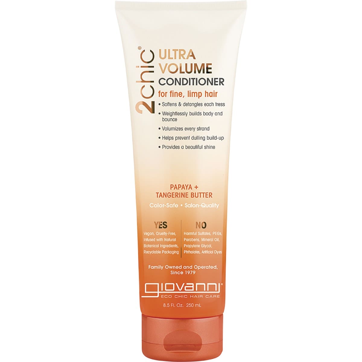 GIOVANNI Conditioner - 2chic Ultra-Volume (Fine, Limp Hair) 250ml