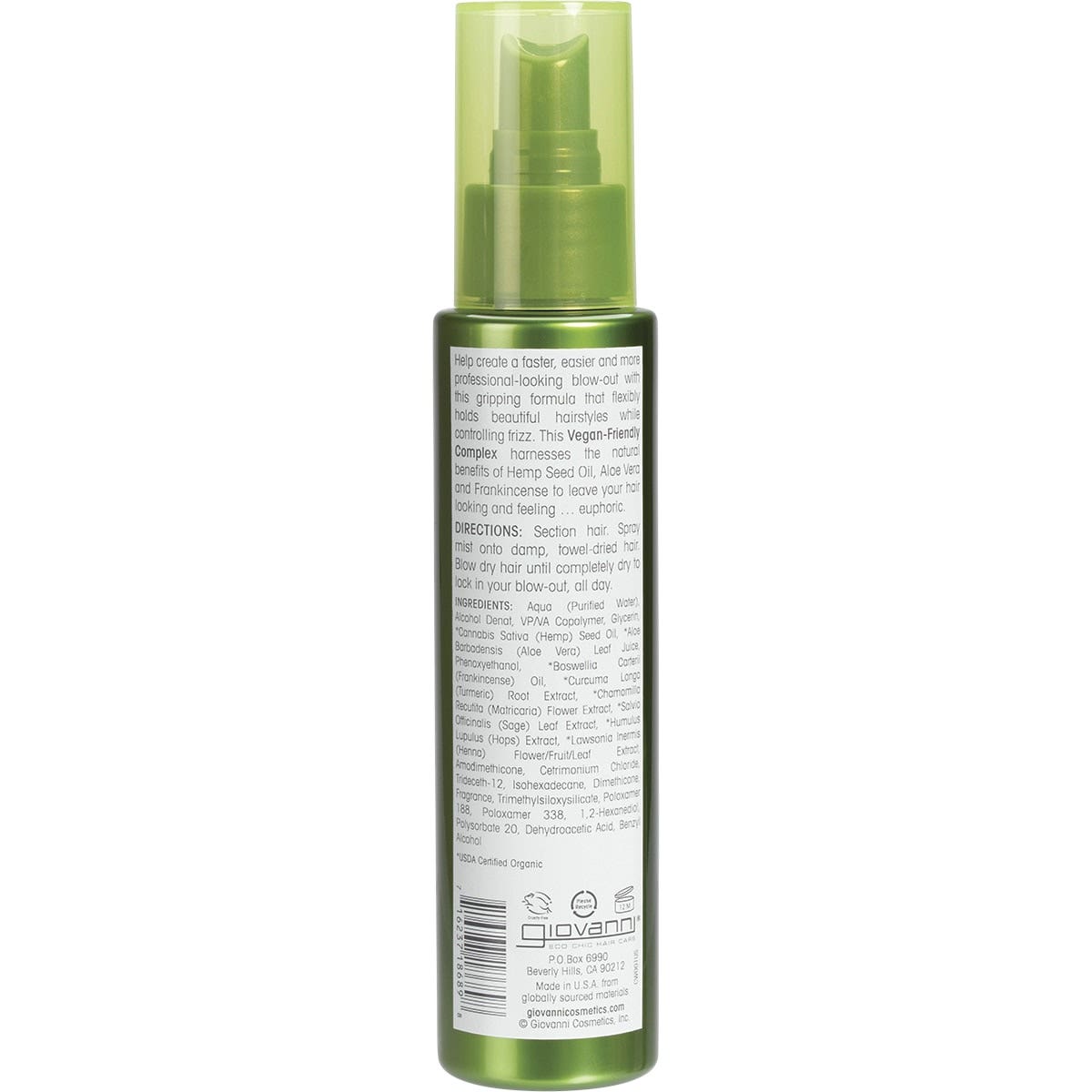 GIOVANNI Blow-Out Spray Hemp Hydrating 118ml