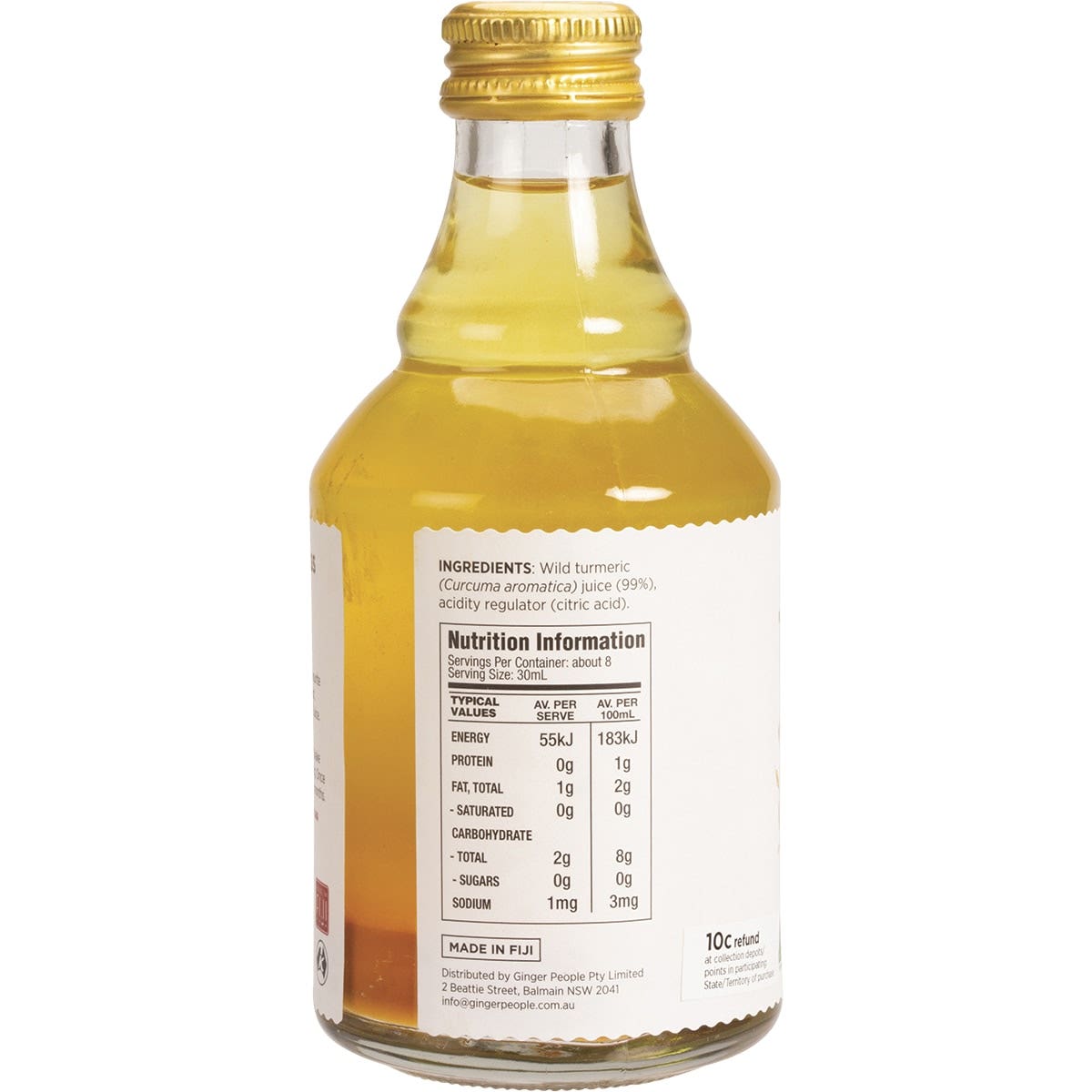 The Ginger People Turmeric Juice 99% Juice 237ml 6PK
