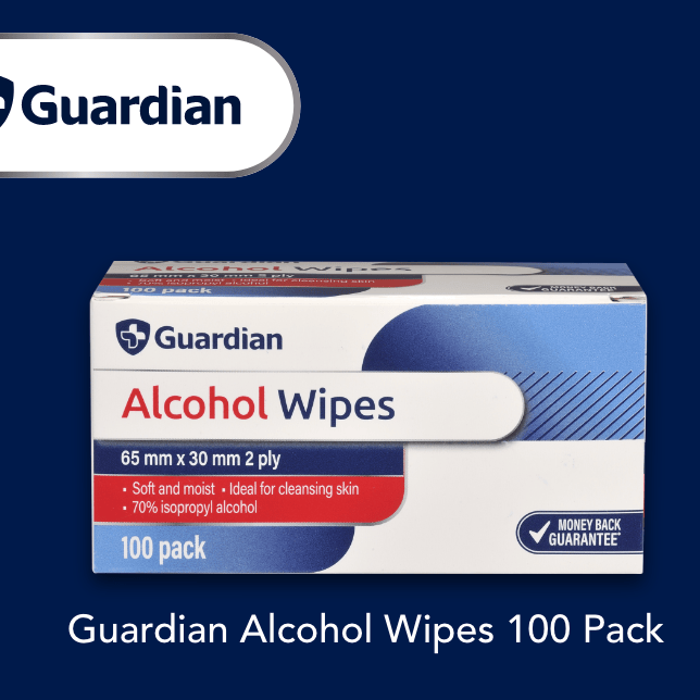 Guardian Alcohol Wipes 100pk
