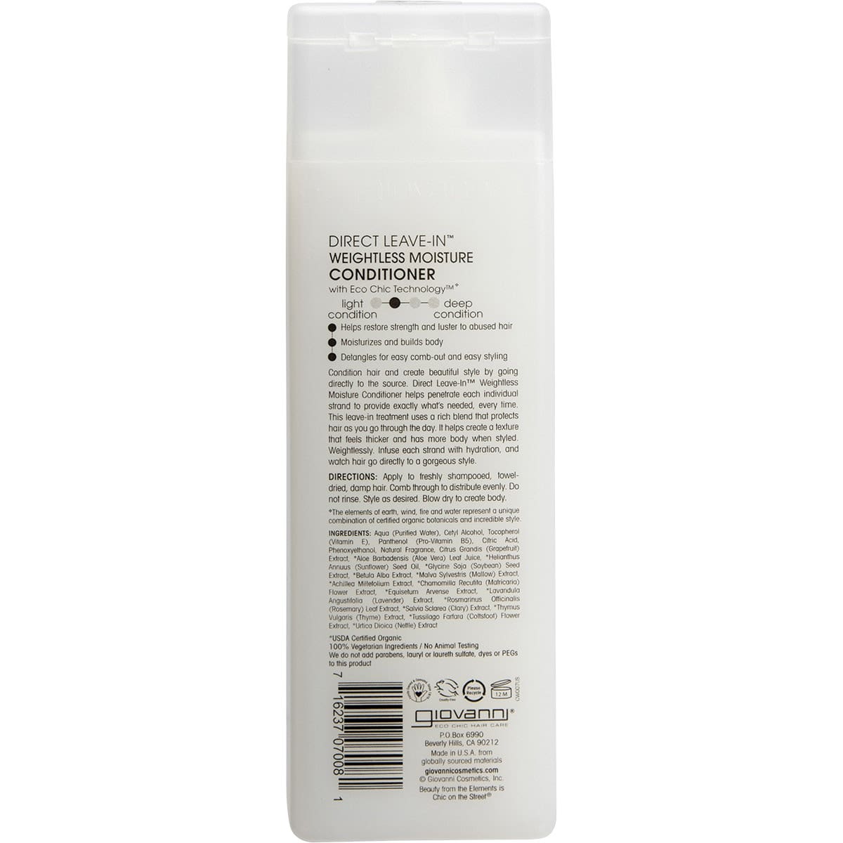 GIOVANNI Conditioner Direct Leave-in (All Hair) 250ml