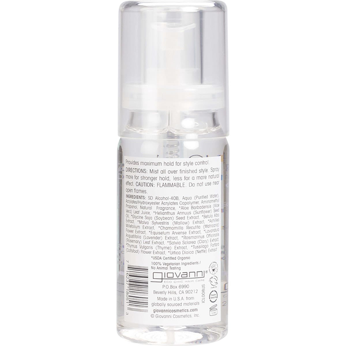 GIOVANNI Hair Spritz (Maximum Hold) L.A. Hold 65ml