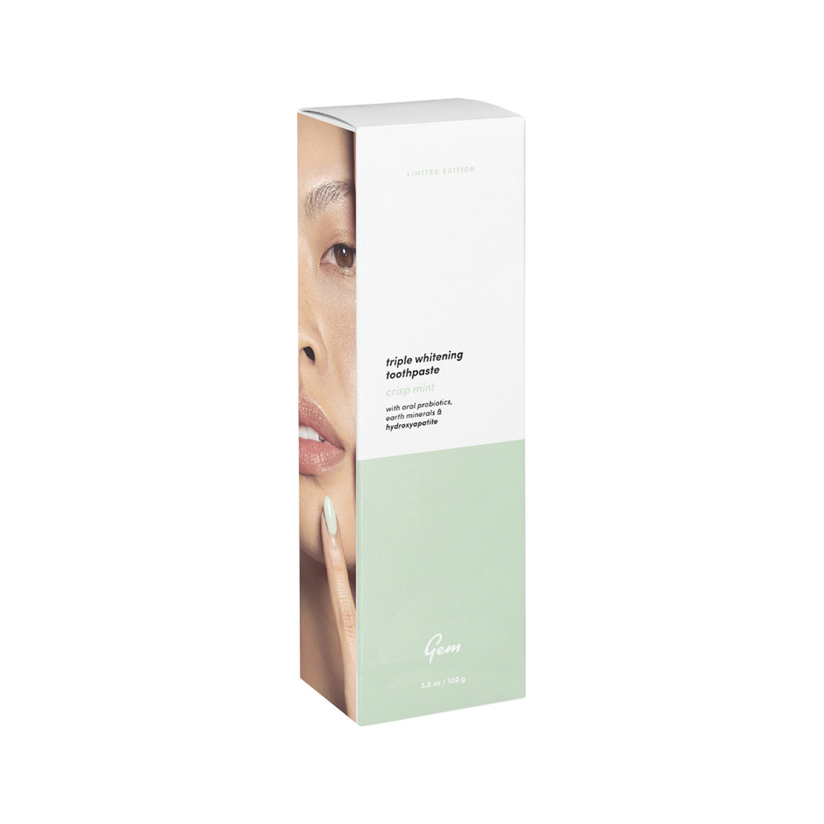 Gem Triple Whitening Toothpaste Crisp Mint 100g