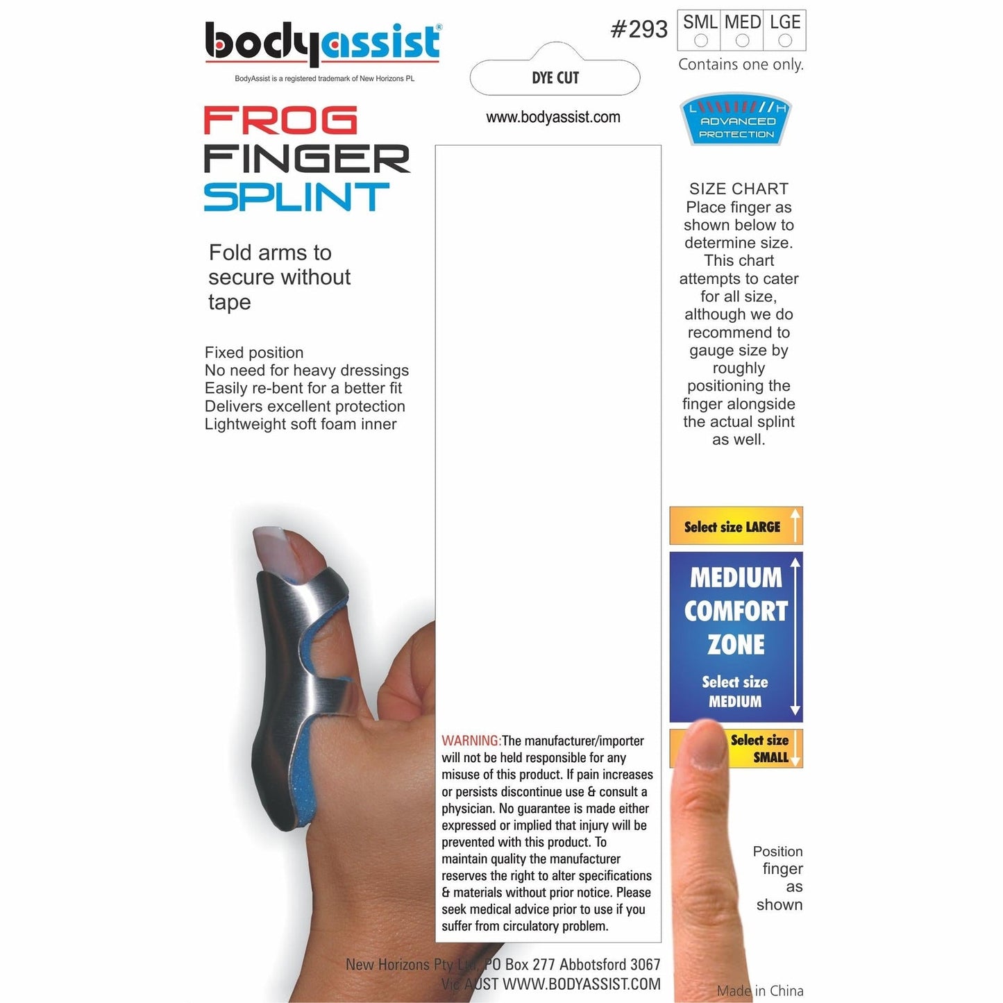 Body Assist Frog Splint