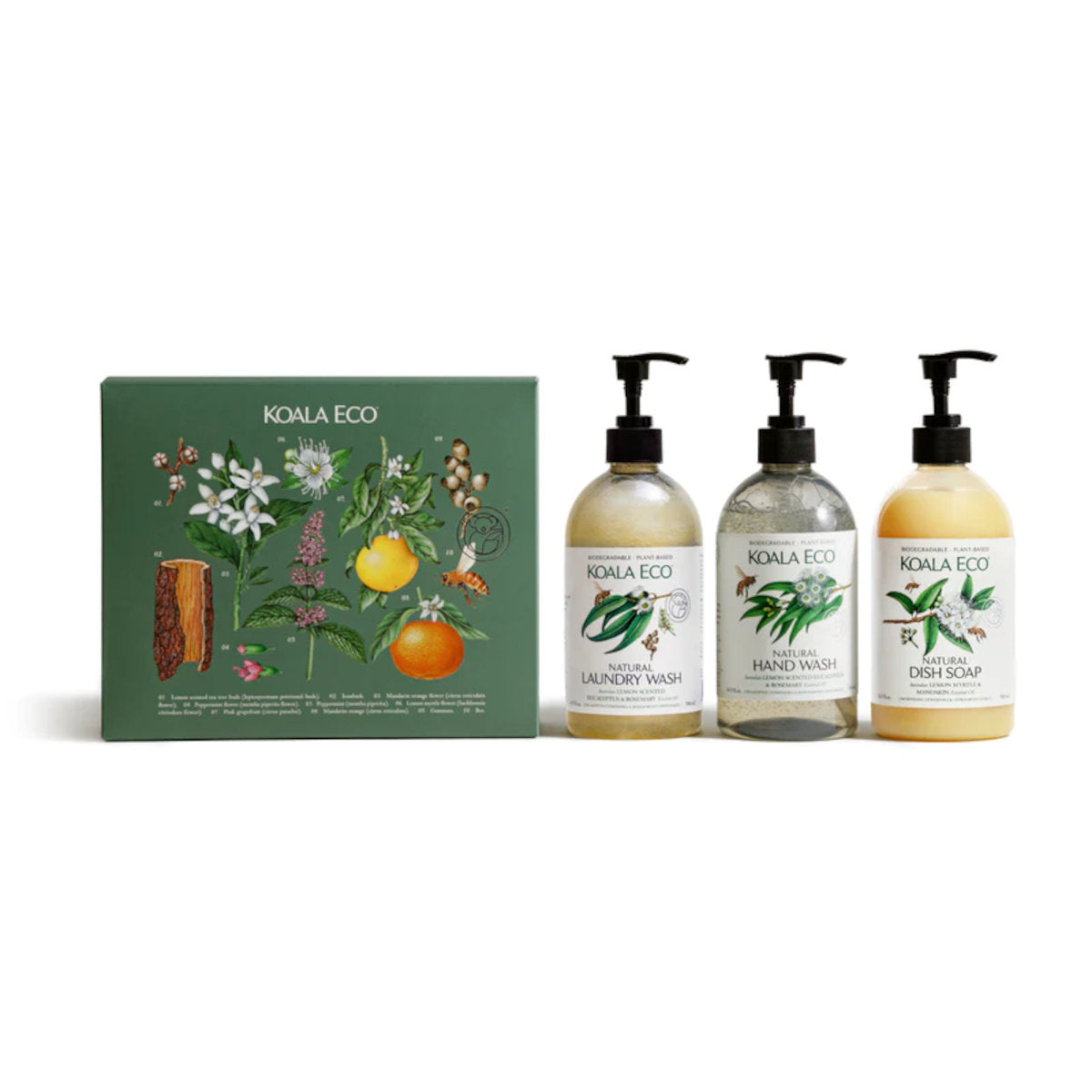 Koala Eco Gift Pack - Hand Wash, Laundry Wash & Dish Soap 3